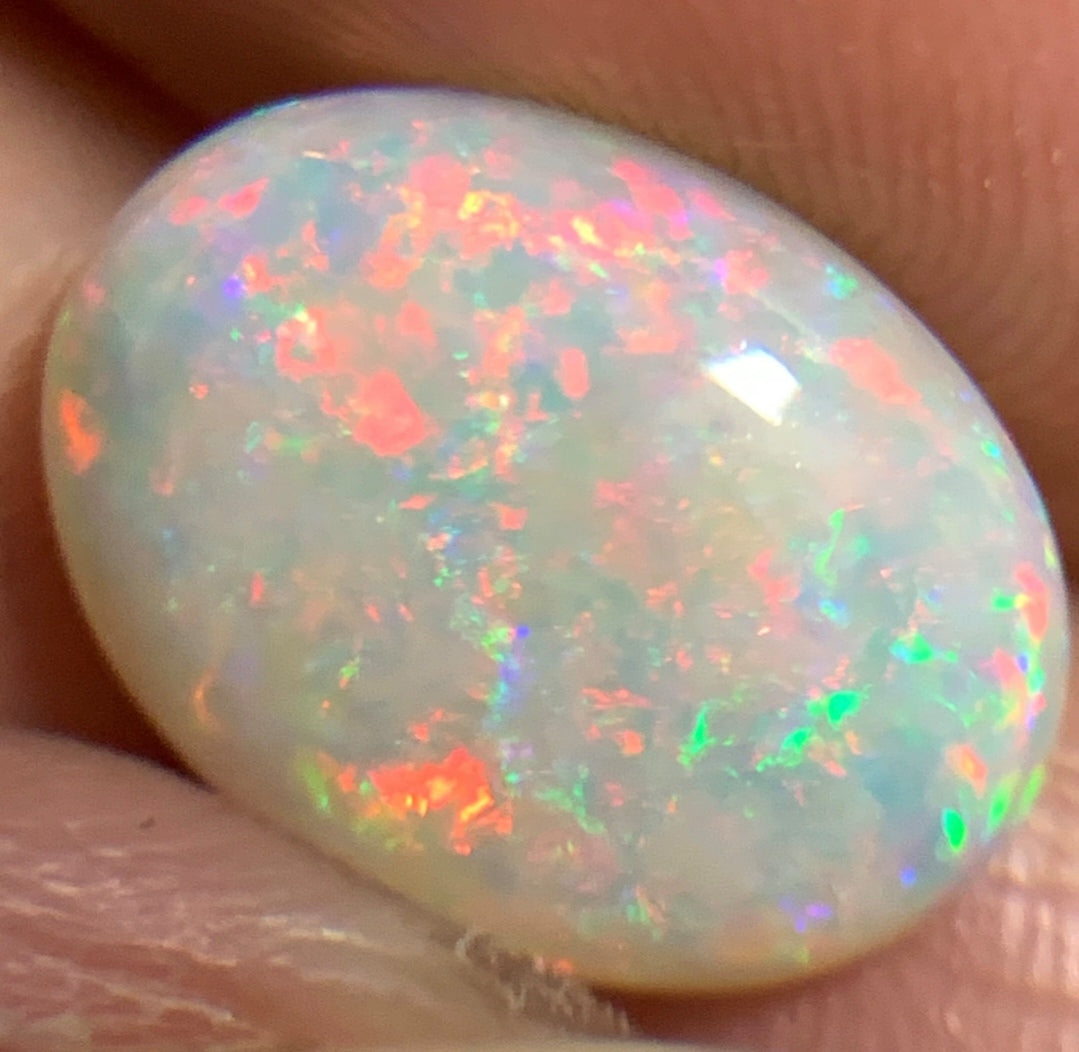 2.8ct natural Solid Australian semi-crystal opal 11.9×8.9×4.1mm