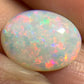 2.8ct natural Solid Australian semi-crystal opal 11.9×8.9×4.1mm