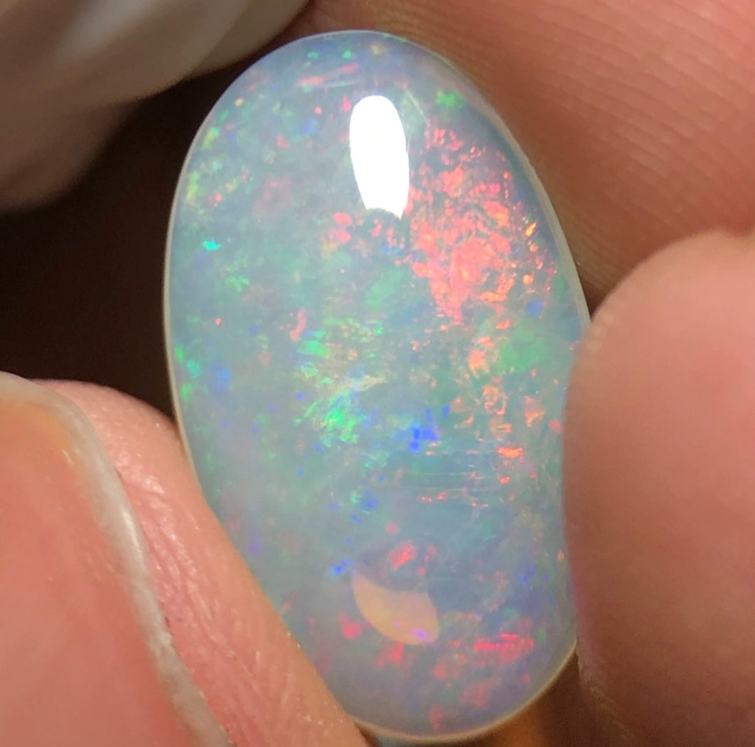 'Sky garden' 3.5ct Natural Solid Australian Crystal opal 15.5x9.3x4mm