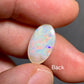 'Giverny garden' 3.36ct Solid Australian white opal Coober Pedy 15.2x9.1x4.2mm