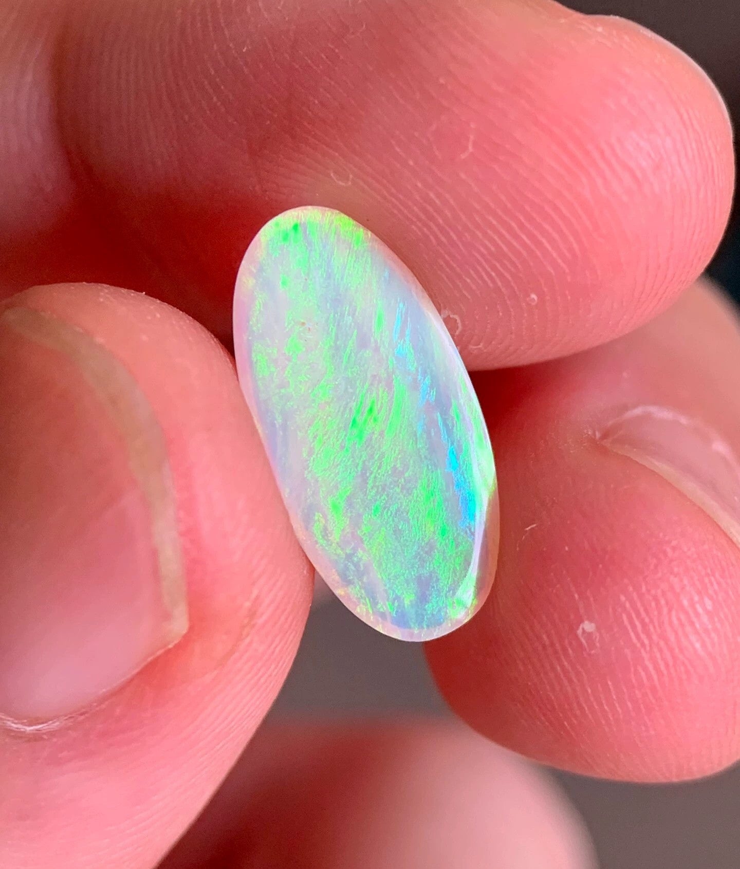 'Praia Dona Ana' 1.9ct Solid Australian Crystal opal 16.2x8.1x2.6mm