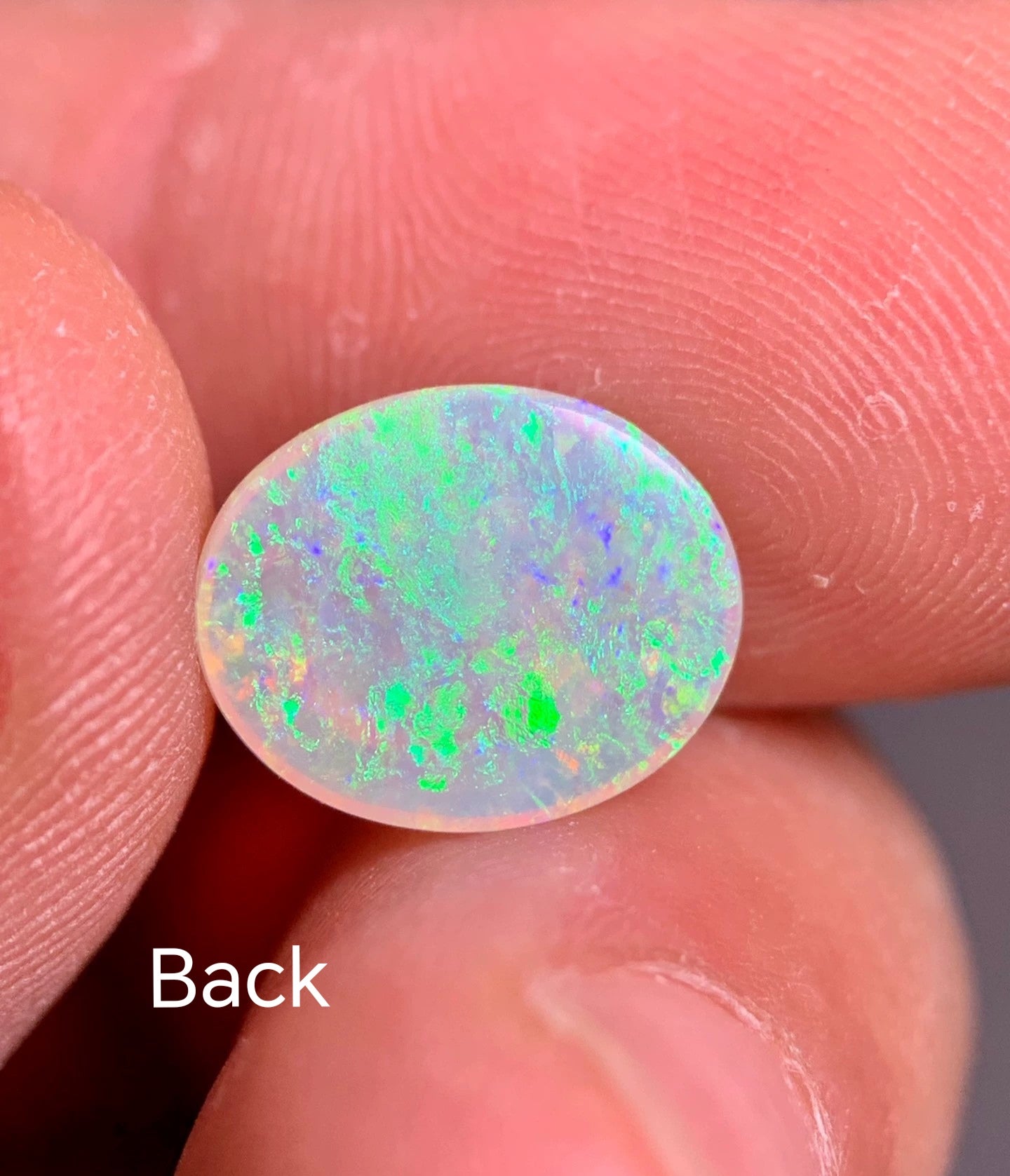 'Lakeside' 2.37ct Solid Australian Crystal opal 11.2x9.3x3.6mm