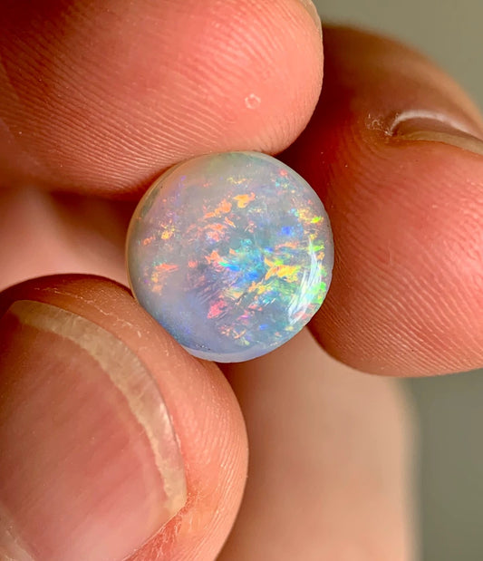 'Moon flowers' 2.14ct Solid Australian Crystal opal 11x10.8x3.2mm