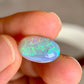 'Hanalei Bay' 4.83ct Natural Solid Australian dark Crystal opal 14ct gold solitaire ring