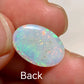 3.66ct Natural Solid Australian semi-crystal opal 15x10.5x4mm