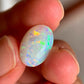 3.66ct Natural Solid Australian semi-crystal opal 15x10.5x4mm