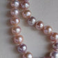 'Rainbow' necklace 10.8-13mm Genuine freshwater pearls