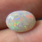 2.295ct Solid Australian Crystal opal 18ct white gold diamonds ring