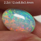 'Garden In Giverny' 2.2ct Solid Australian Crystal opal 12.6x8.8x3.4mm