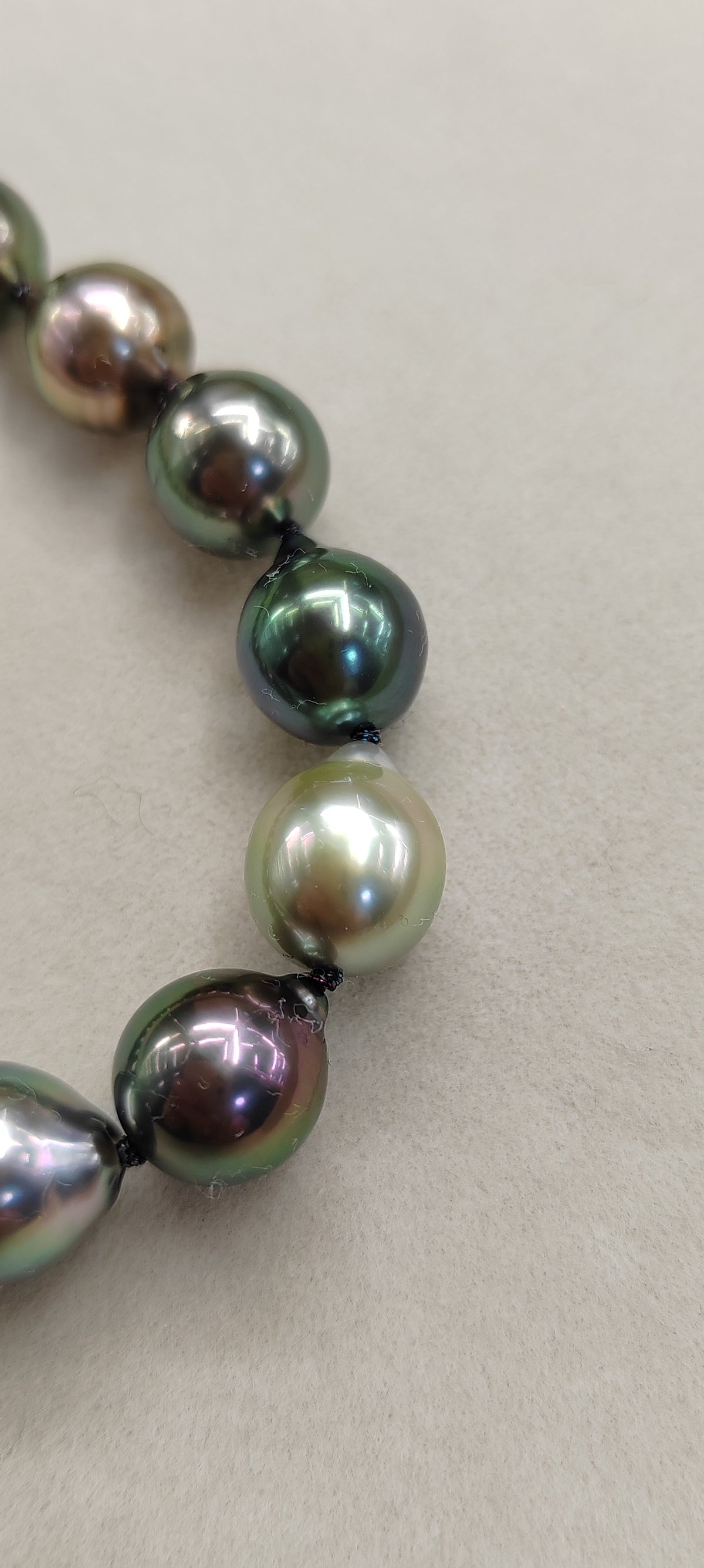 Rare release Rikitea Tahitian sea pearl necklace 9-10.8mm