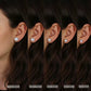 11-11.3mm Genuine freshwater pearl classic earrings studs