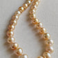 8-11.1mm Genuine golden south sea pearl necklace strand