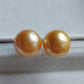 14k gold essential earrings genuine golden south sea pearls 11.5mm
