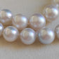 9.8-14.8mm Genuine south sea white pearls classic necklace