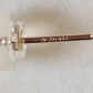 10k gold earrings genuine Japanese akoya pearls round 7mm