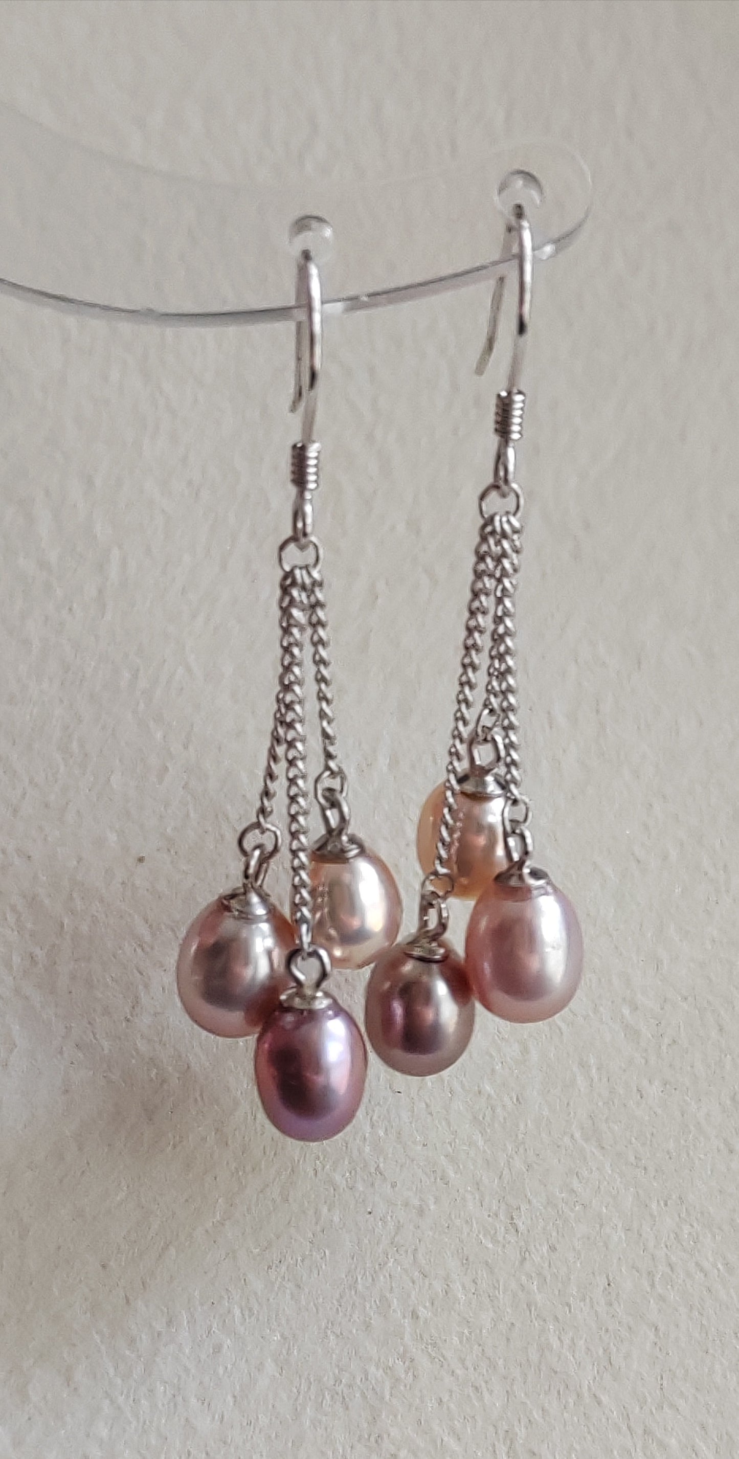 6-7mm Genuine freshwater pearl multicolour jewellry set