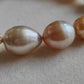 10.8-13.8mm  Genuine south sea pearls classic baroque bracelet