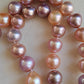 11-13.4mm Genuine freshwater pearl Rainbow necklace