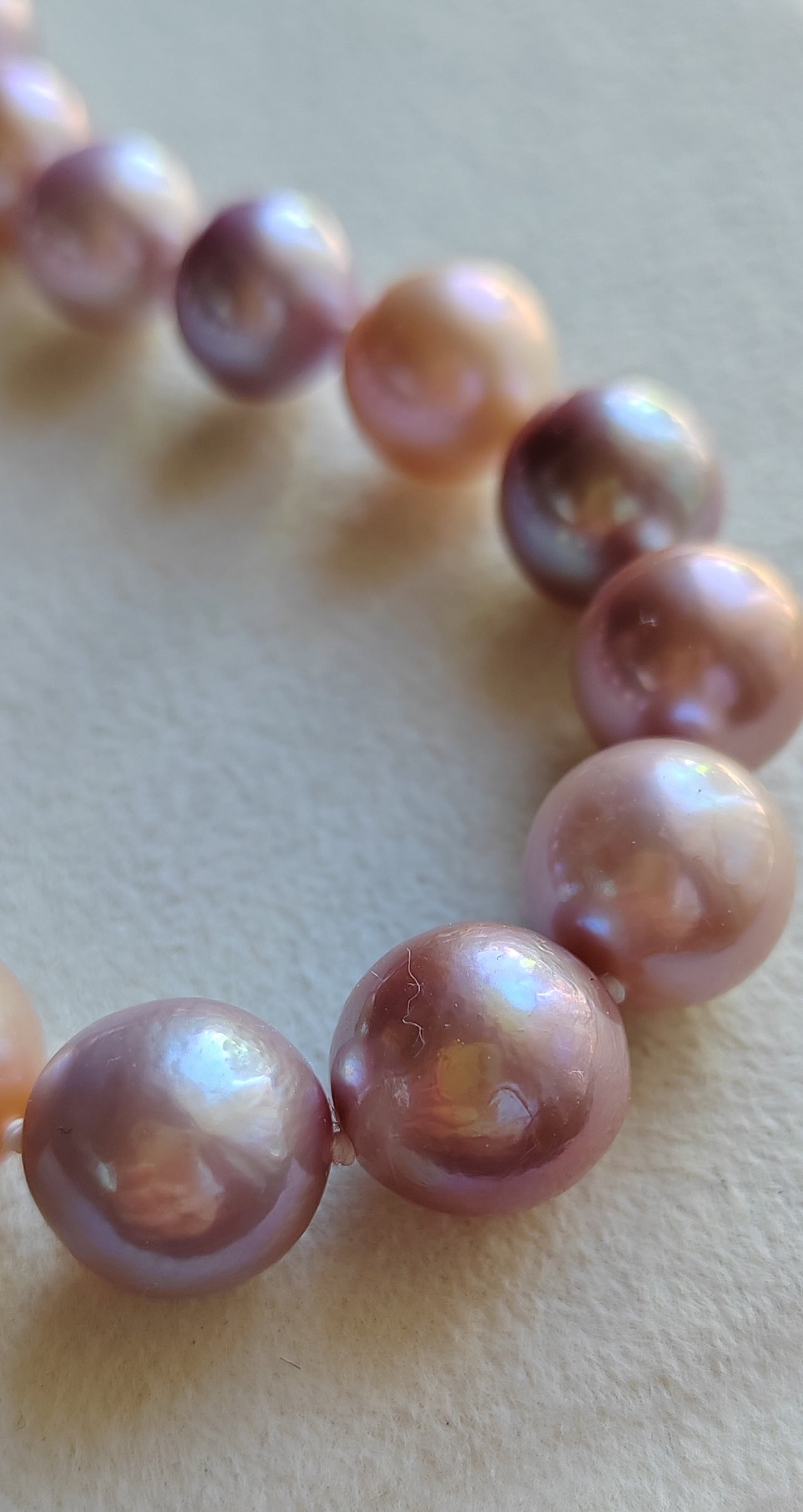 11-12.7mm Genuine freshwater pearls classic necklace