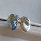 18k gold 'Wild' earrings genuine Australian south sea Keshi pearls 8.3ct
