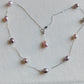 6-7mm Genuine freshwater pearl multicolour jewellry set