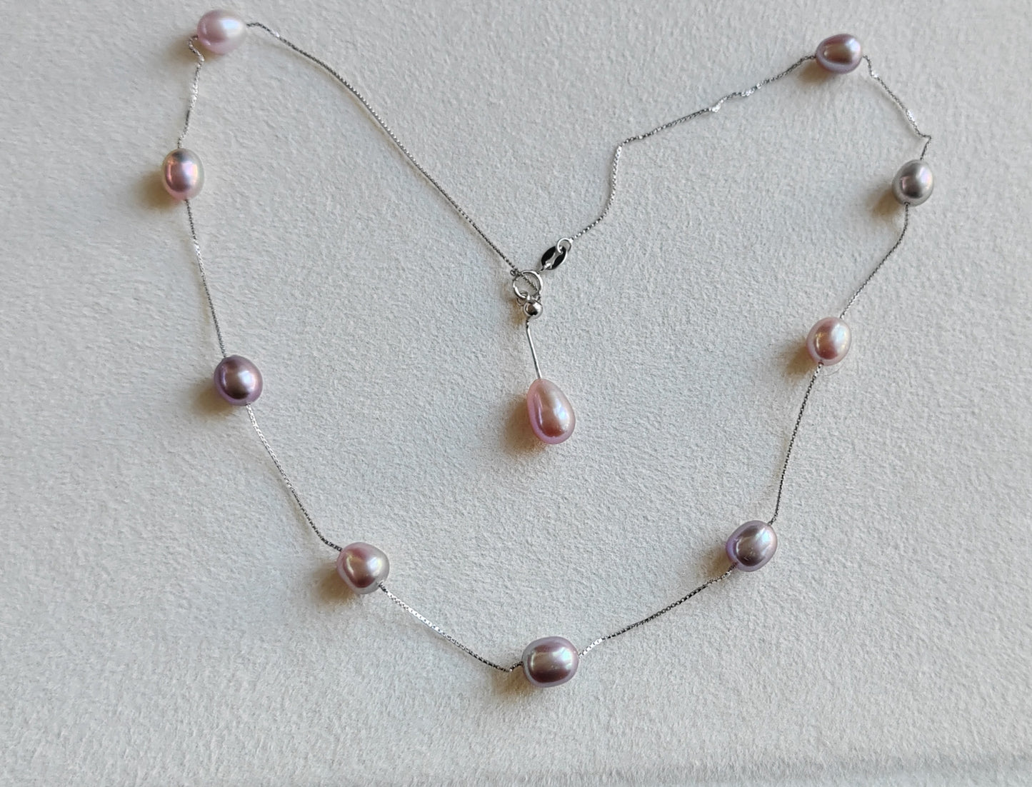 6-7mm Genuine freshwater pearl multicolour jewellry set