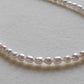 3.5-4mm Genuine freshwater keshi pearls classic necklace