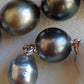 9.3-12mm Genuine Tahitian south sea pearls Baroque necklace