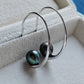 8.1mm Genuine tahitian south sea pearls classic hooms earrings