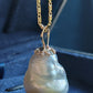 30.4ct Genuine Keshi south Sea pearl 14k gold pendant