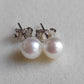 6-6.5mm Genuine Akoya Saltwater pearls every day earrings studs