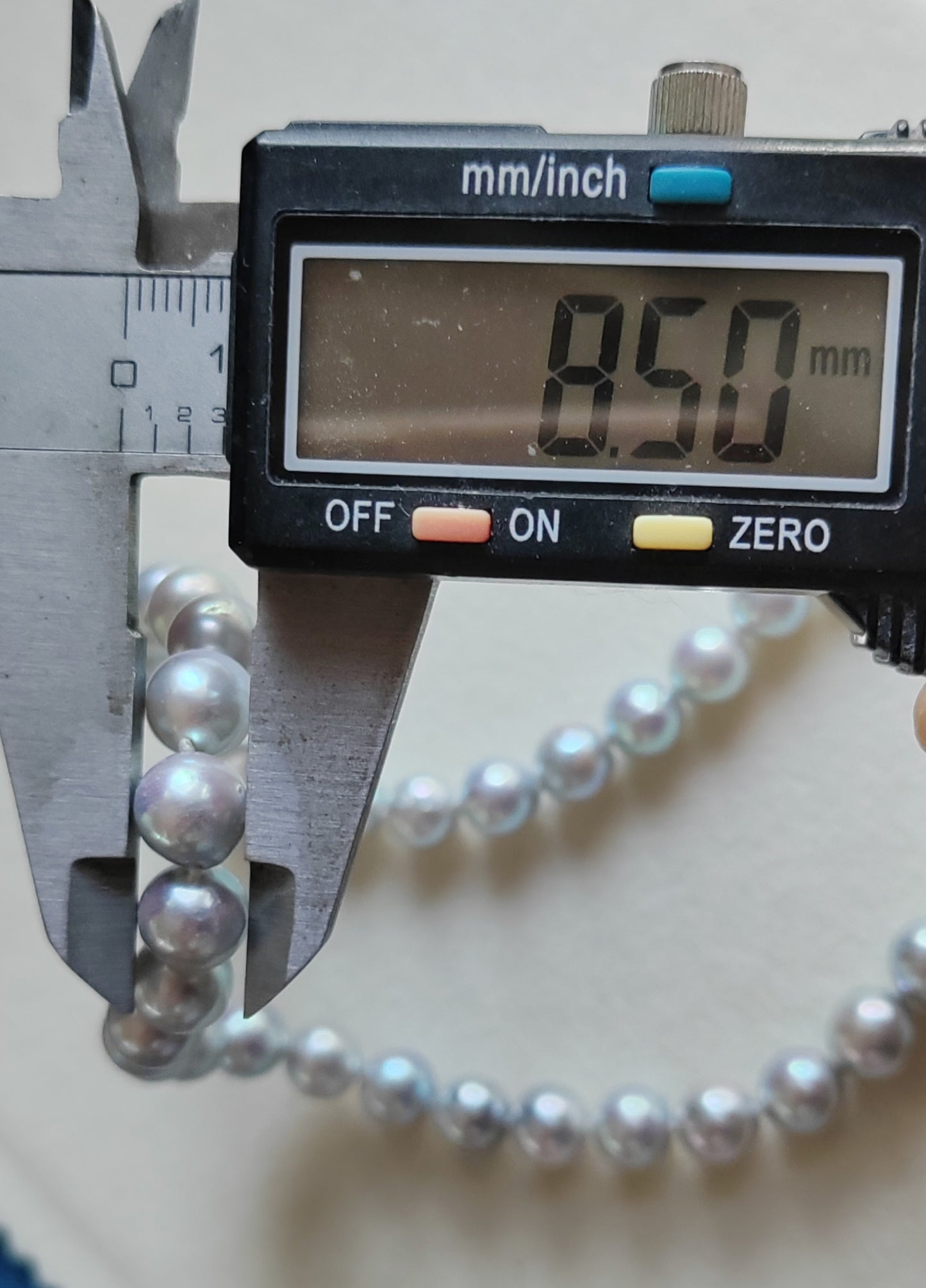 8-8.5mm Genuine Japanese akoya saltwater pearls classic necklace