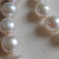 10-11.7mm Genuine freshwater pearls classic necklace silver