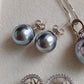 Classic Jewellry set Genuine tahitian sea pearls 10.3-13.1mm