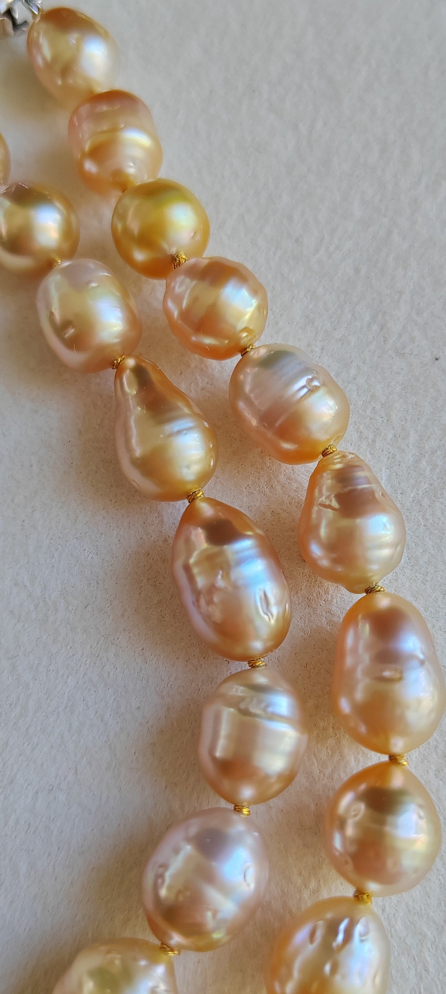 7.7-9.9mm Genuine Golden south sea earrings classic necklace