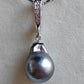 Classic Jewellry set Genuine tahitian sea pearls 10.2-10.4mm