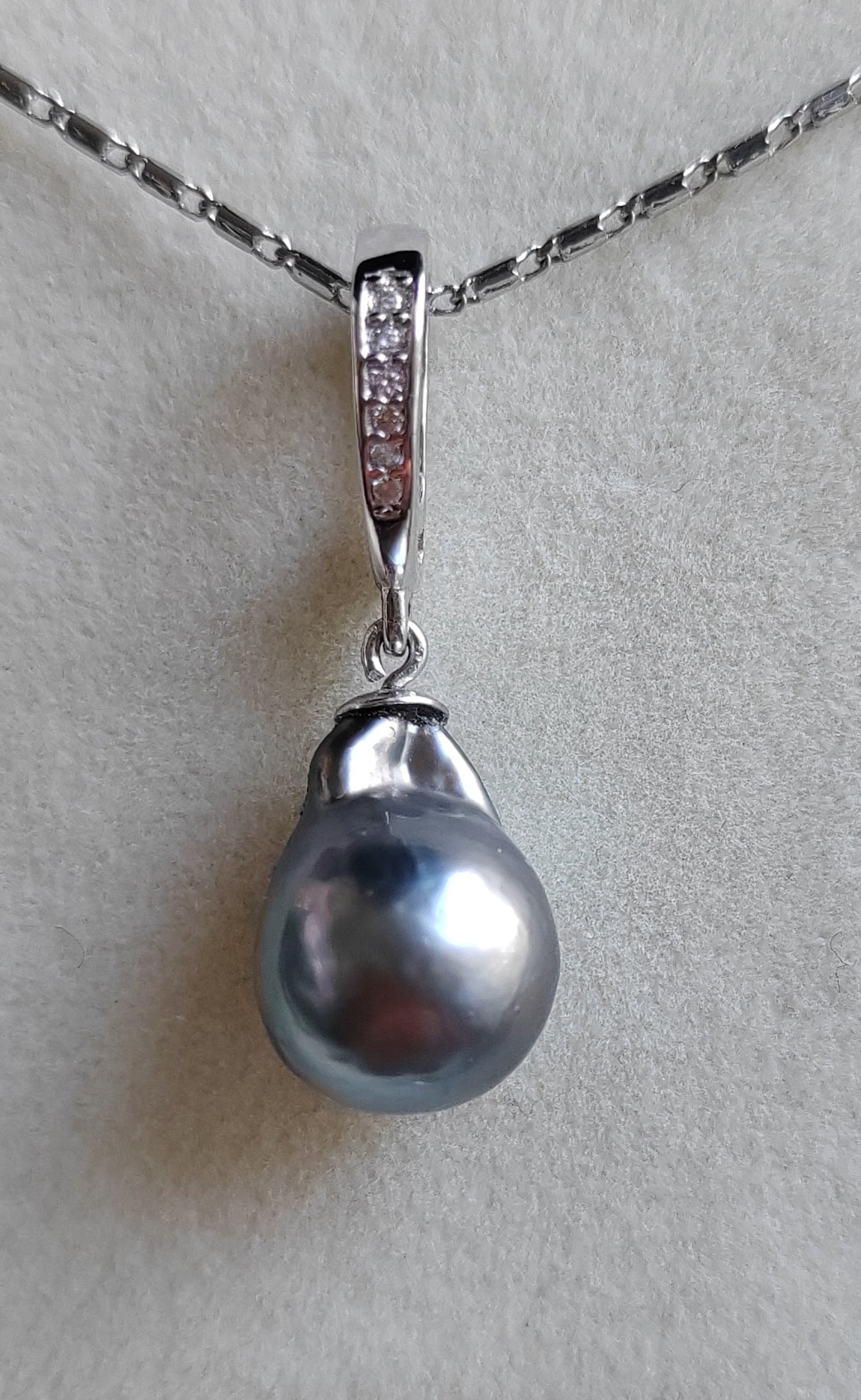Classic Jewellry set Genuine tahitian sea pearls 10.2-10.4mm