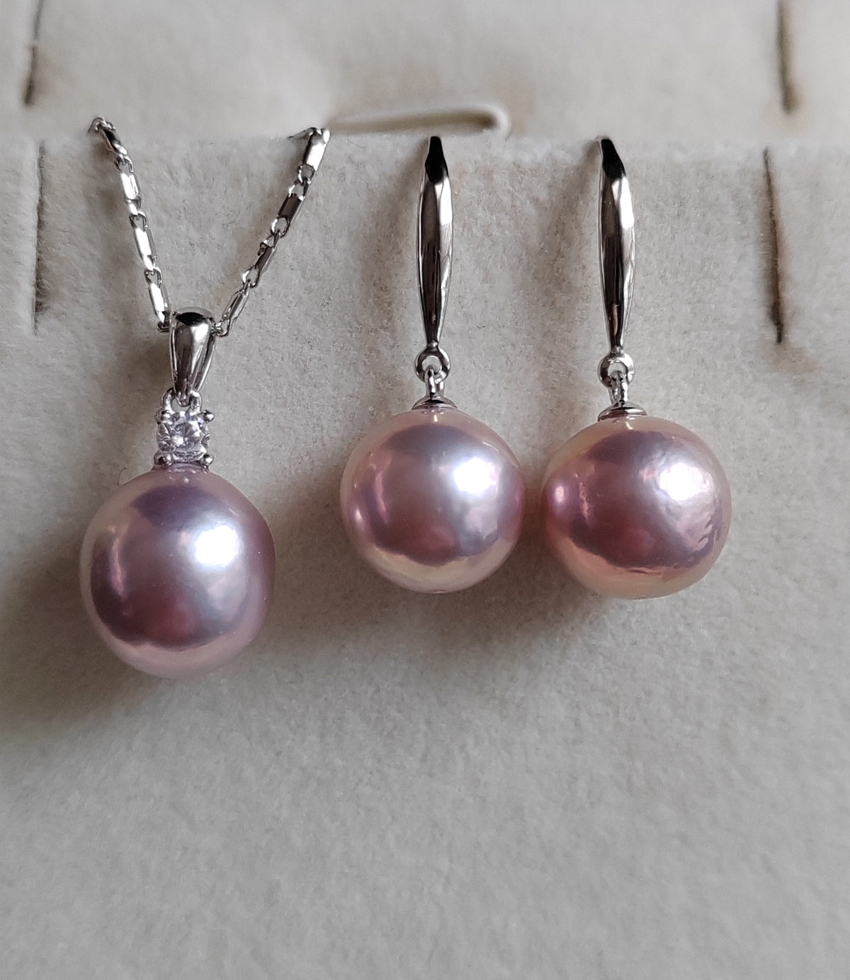 10.7-11mm Genuine freshwater pearl jewellry set