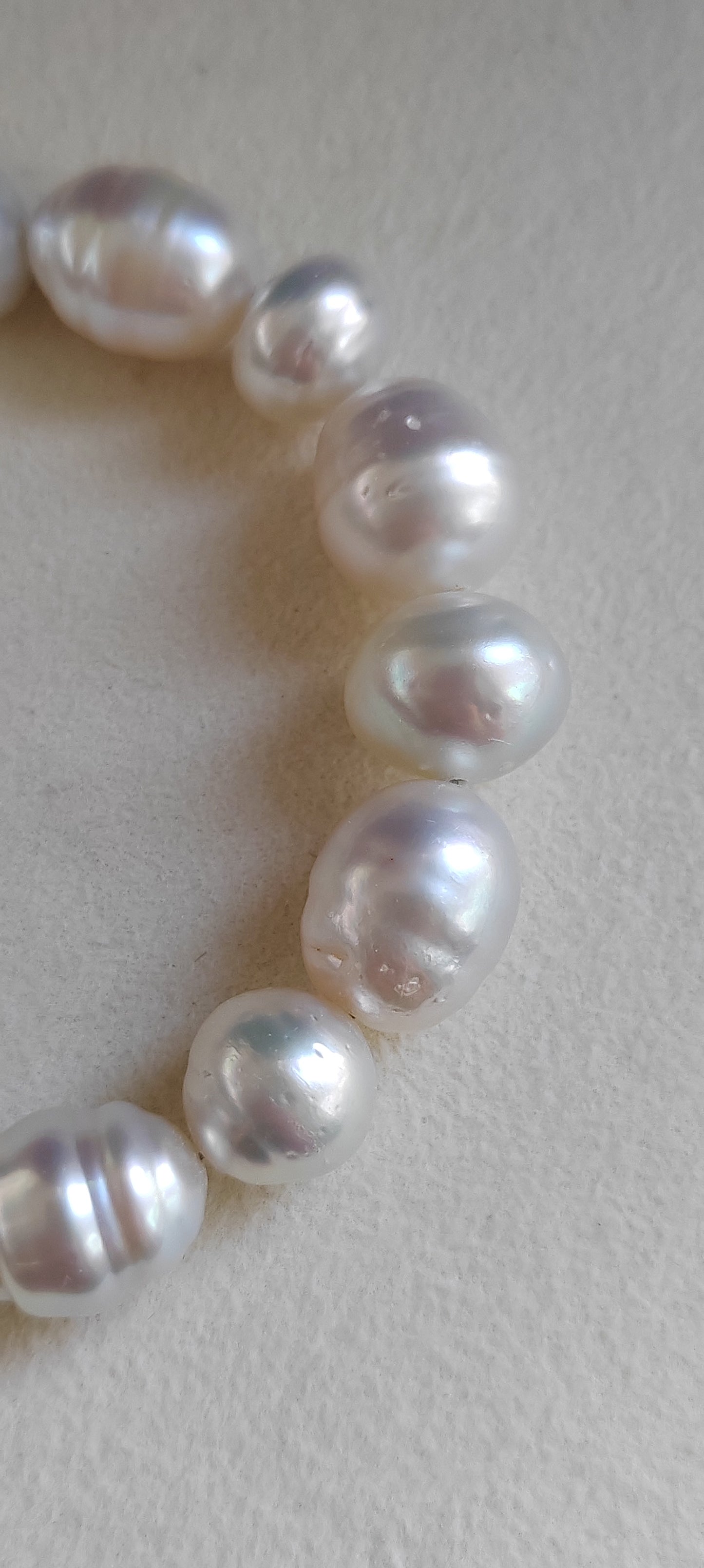 8.8-13.3mm Genuine south sea white pearl bracelet