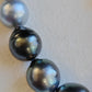 9.3-12mm Genuine Tahitian south sea pearls Baroque necklace
