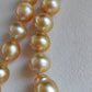 9-12.6mm Genuine golden south sea pearls designer necklace