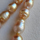 7.7-9.9mm Genuine Golden south sea earrings classic necklace
