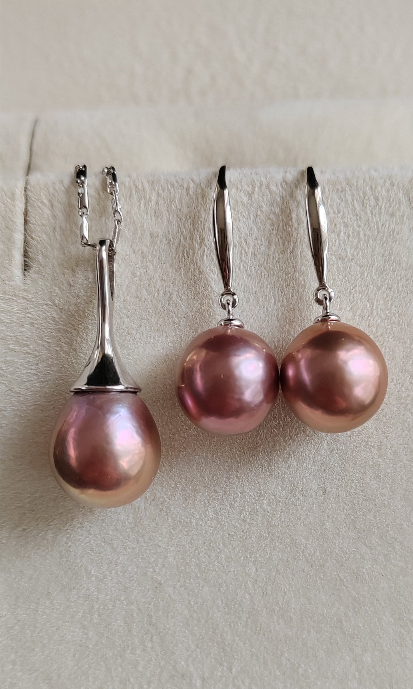Classic Jewellry set Genuine freshwater pearls 10.9-11.5mm