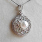 Genuine Japanese akoya pearl & mother of pearl necklace