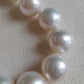 10-11.7mm Genuine freshwater pearls classic necklace silver