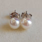 6-6.5mm Genuine Akoya pearls Essential earrings studs