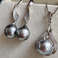 'Lily' Jewellry set Genuine tahitian sea pearl 9.4-9.9mm