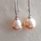 'Fairy Peach' Jewellery set Genuine freshwater pearls 11.8-12.2mm