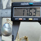 30.4ct Genuine Keshi south Sea pearl 14k gold pendant