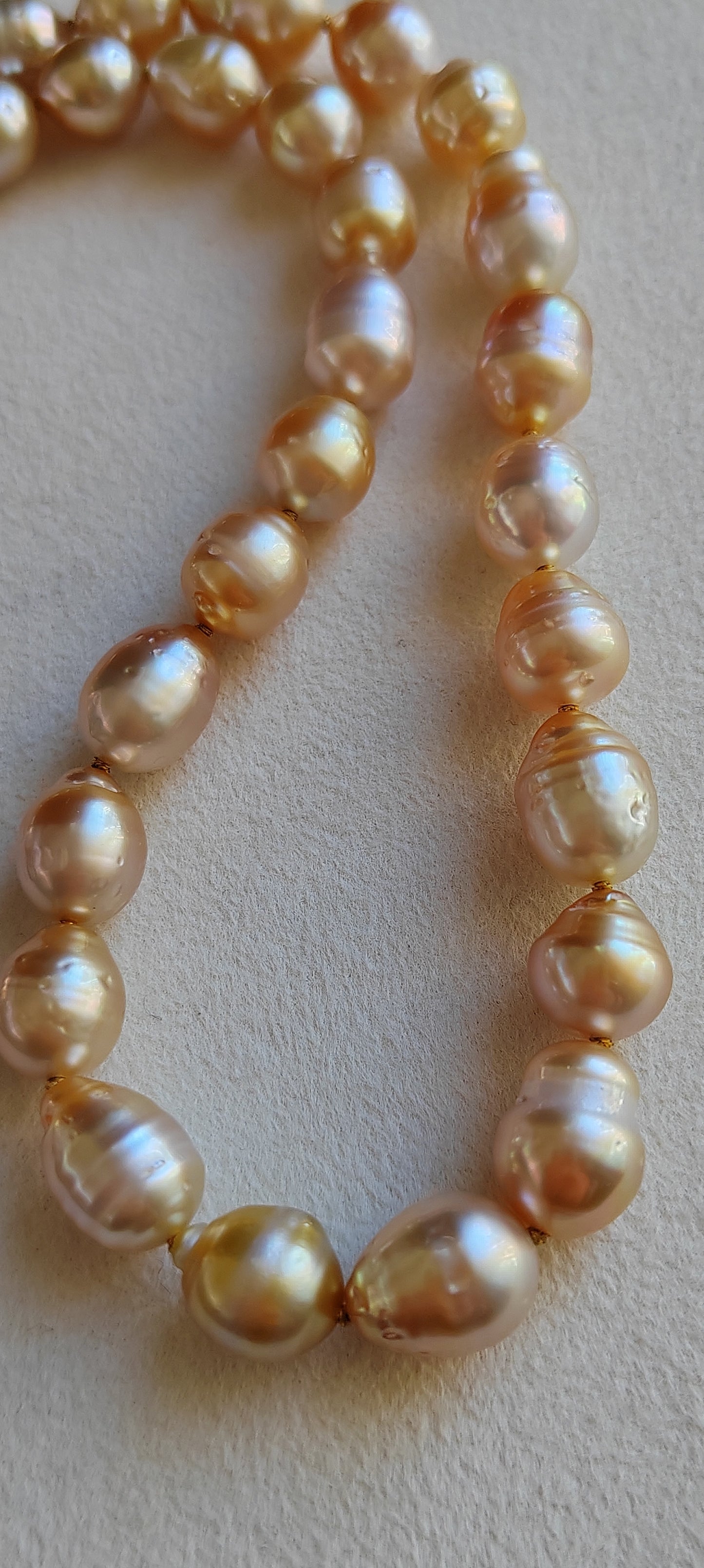 7.7-9.9mm Genuine Golden south sea earrings classic necklace